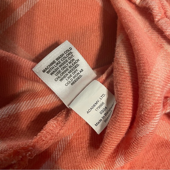 Women’s Magellan Outdoors Boyfriend Fit Long Sleeve Pink Button Down Sz L - Picture 7 of 9